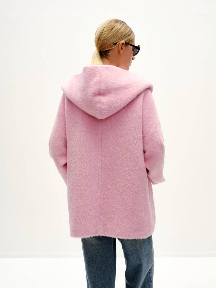 Urlazh - Wholesale Fur/Faux Fur Coat - Women's - Bow Button Alpaca Coat1