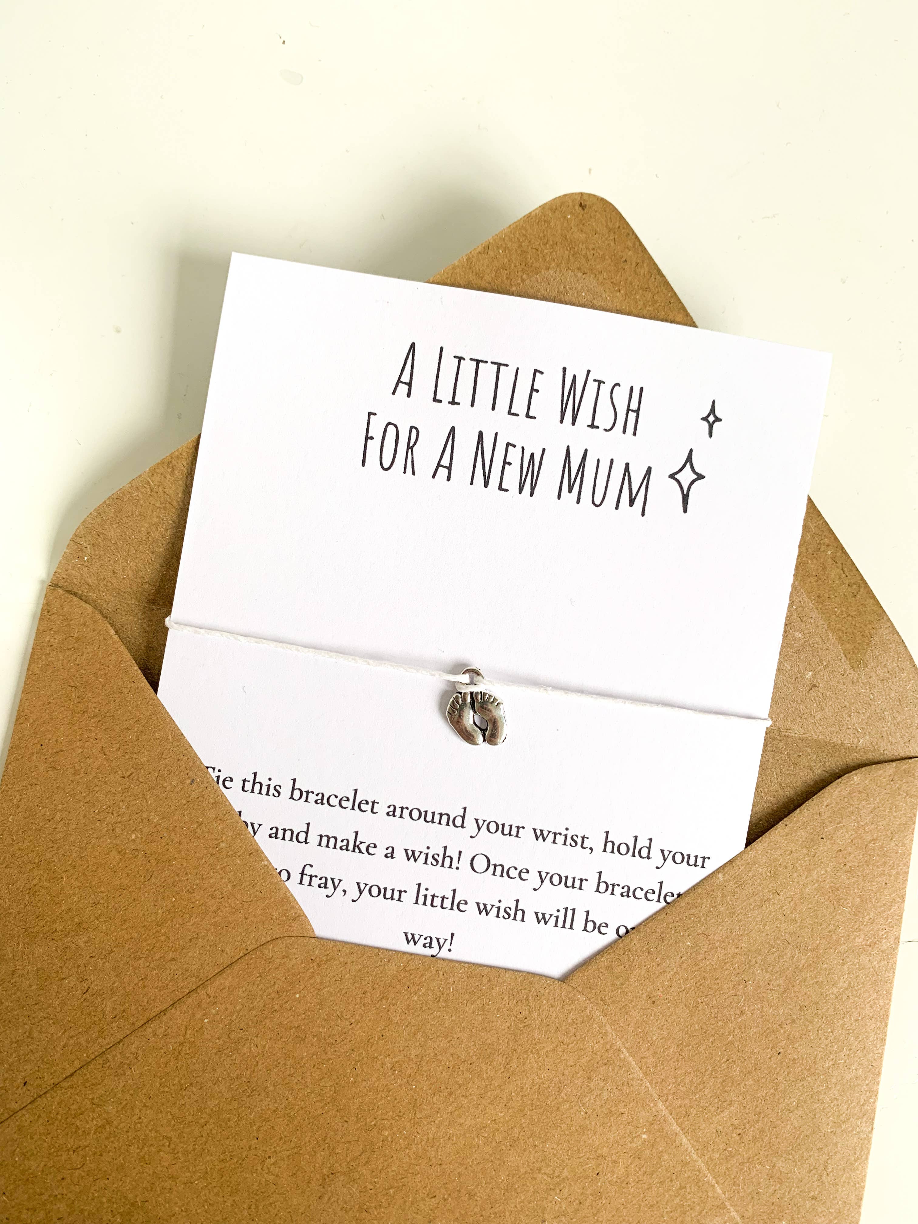 Moonieshandmade – wholesale Charm/dangle bracelet – New Mum Wish Bracelet, Baby Shower Gifts, Mum To Be Bracelet6