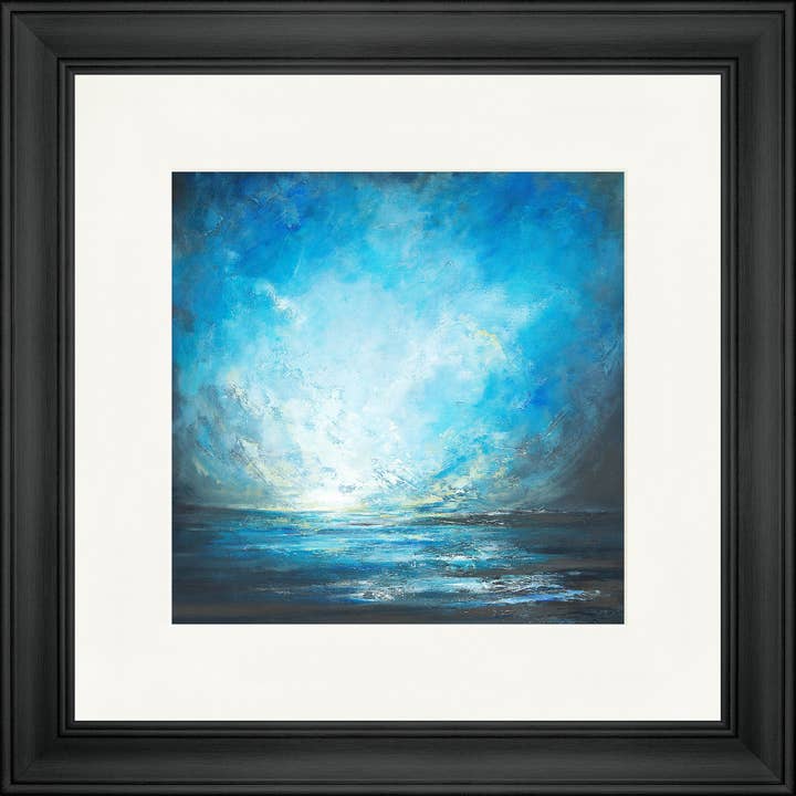 Efflorescence fyrkantigt inramat tryck (13" eller 19") för wholesale av Bree Merryn Art Ltd