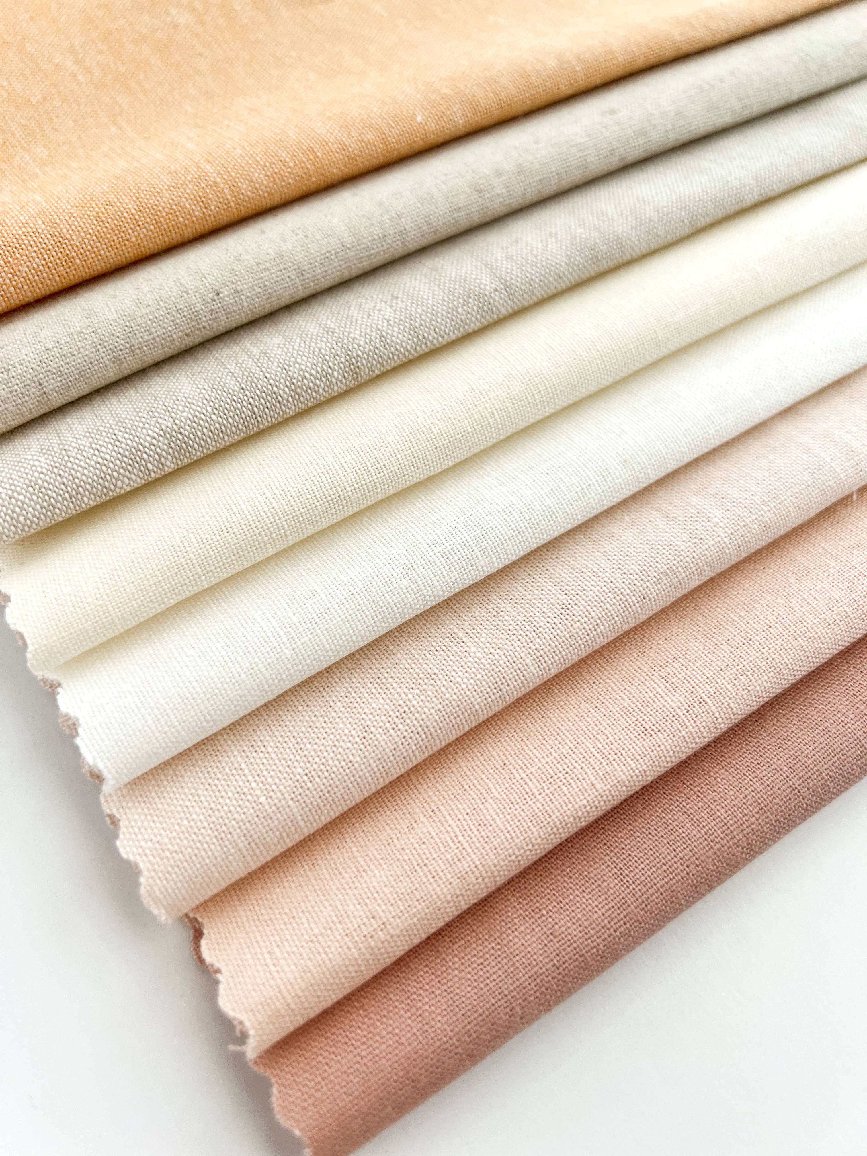 Matryoshka Doll Shop - Wholesale Embroidery/Cross Stitch Supplies - Embroidery fabric bundle, linen blend embroidery fabric pack6