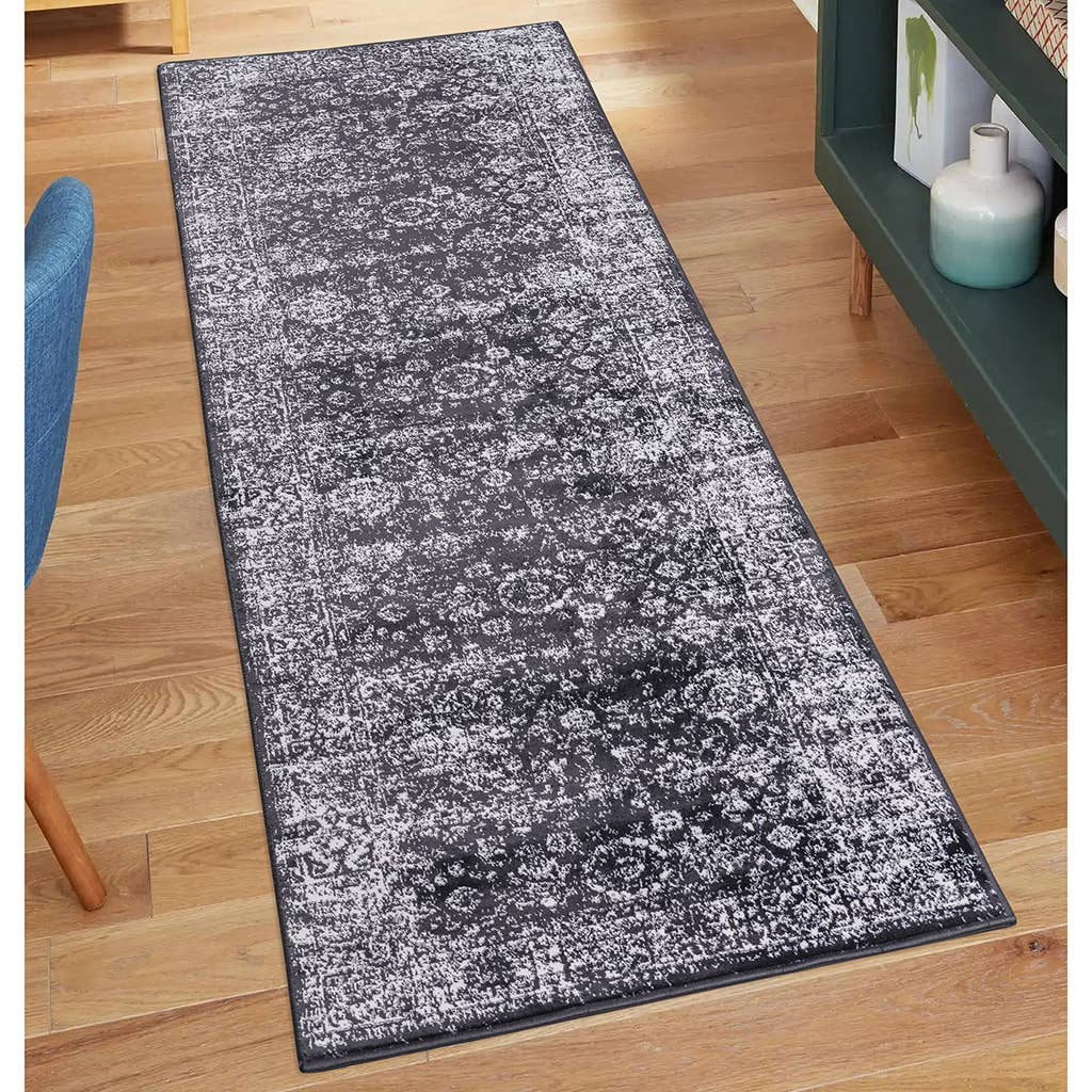 Olliix - Wholesale Area Rug - Distressed Vintage Persian Woven Area Rug/Runner, Black15