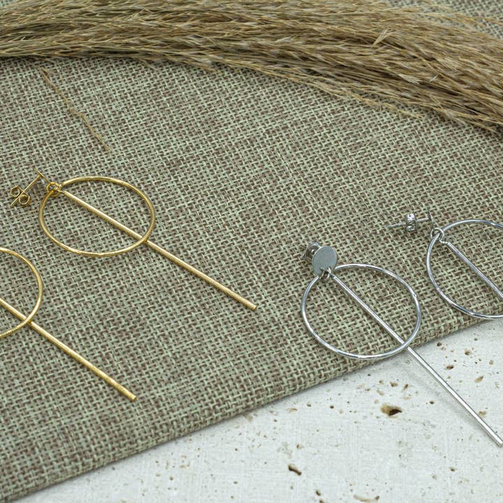 Boucles d'oreilles géométriques pour la vente par Lacosta Jewelry Corp