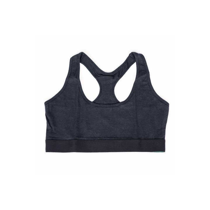 Bralette dos nageur en chanvre pour la vente par Wama Underwear