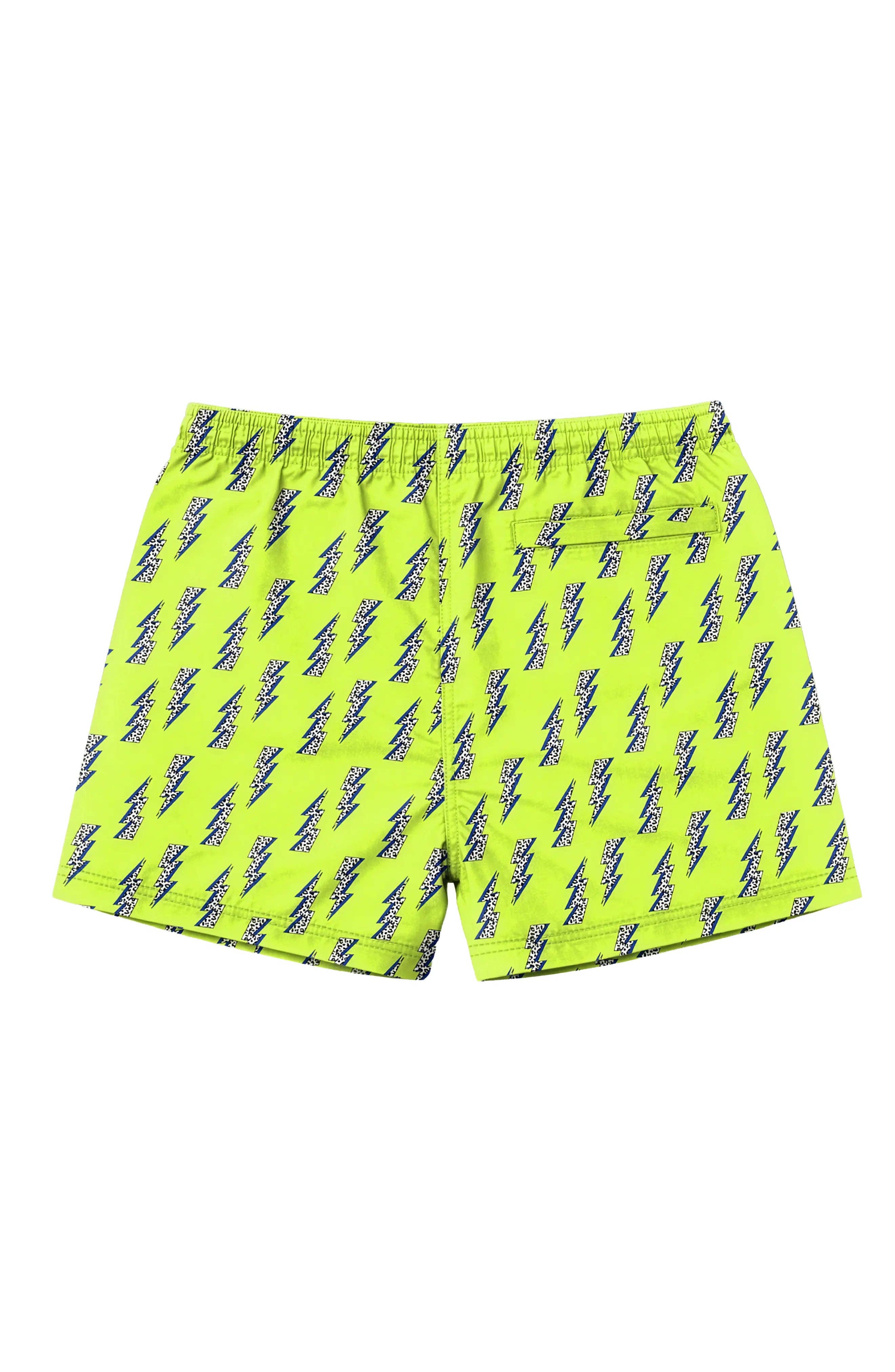 Limeapple - Wholesale Swim Shorts - Kids - Dylan Boys Lightning Bolt Print Board Shorts1