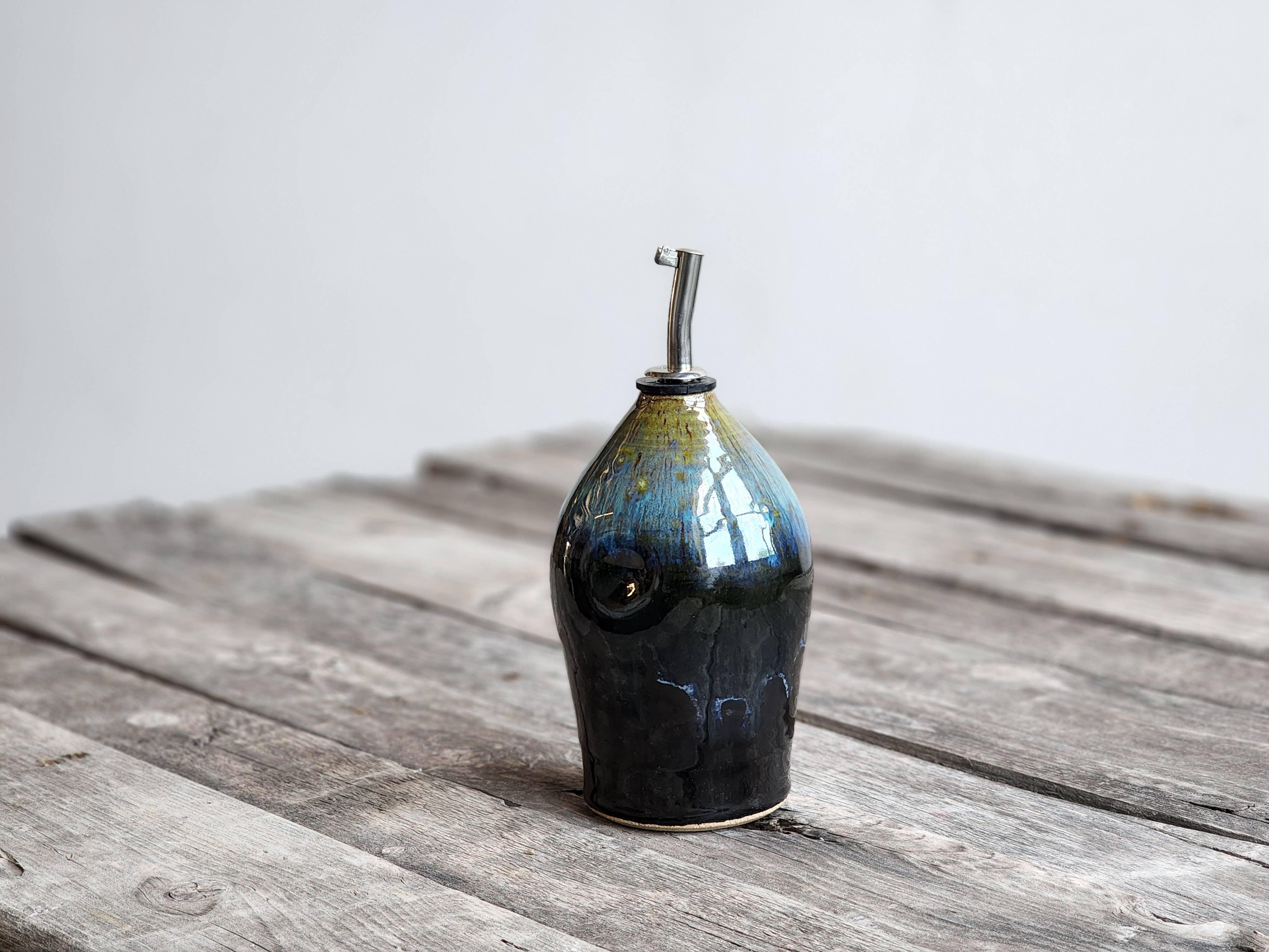 Dock 6 Pottery - Wholesale Oil/Vinegar Dispenser - Oil Cruet - Handmade Ceramic- Made to Order2