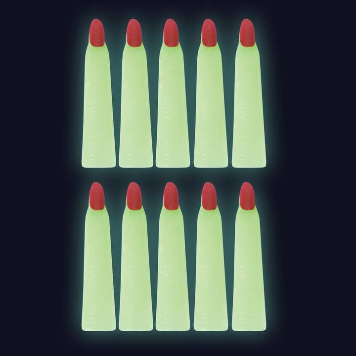 P'tit Clown - Wholesale Classic Toy - Kids - Witch Fingers - Phosphorescent - Set of 101