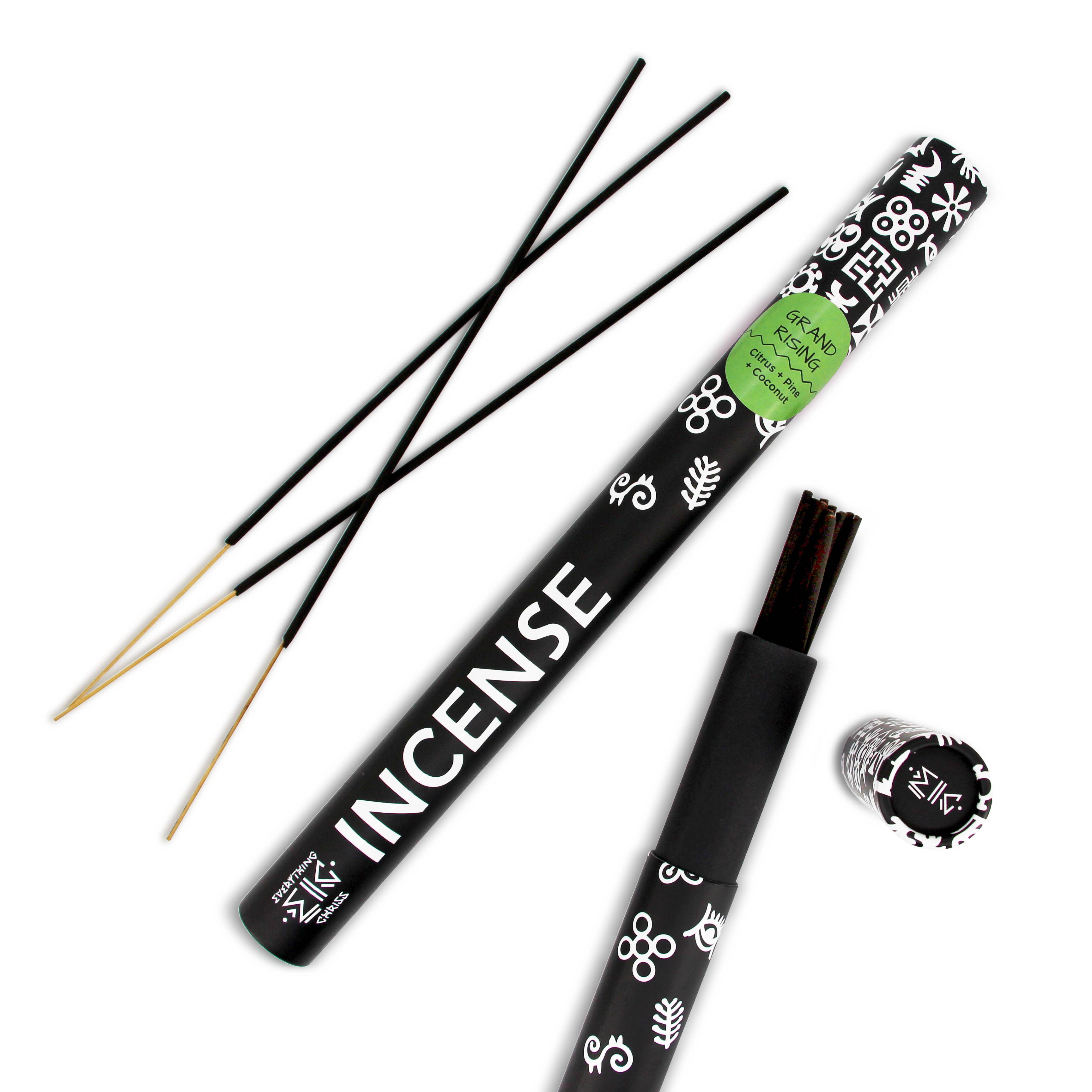 Luxury Incense Sticks - Citrus/Pine/Coconut (GRAND RISING) for wholesale by Everything Chriss Home & Body Fragrances