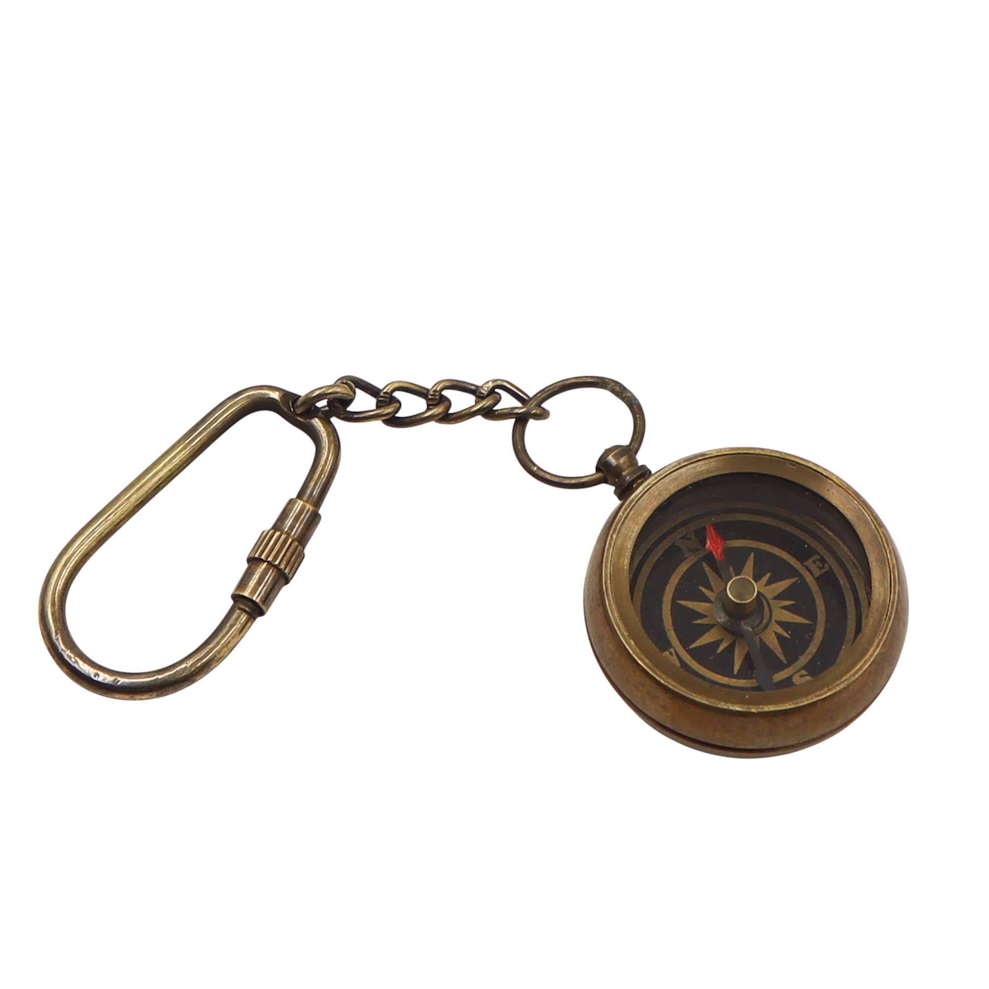Dollond & Co. - Wholesale Keychain - Unisex - Personalised Bronze & Chrome & Brass Compass Keyring13