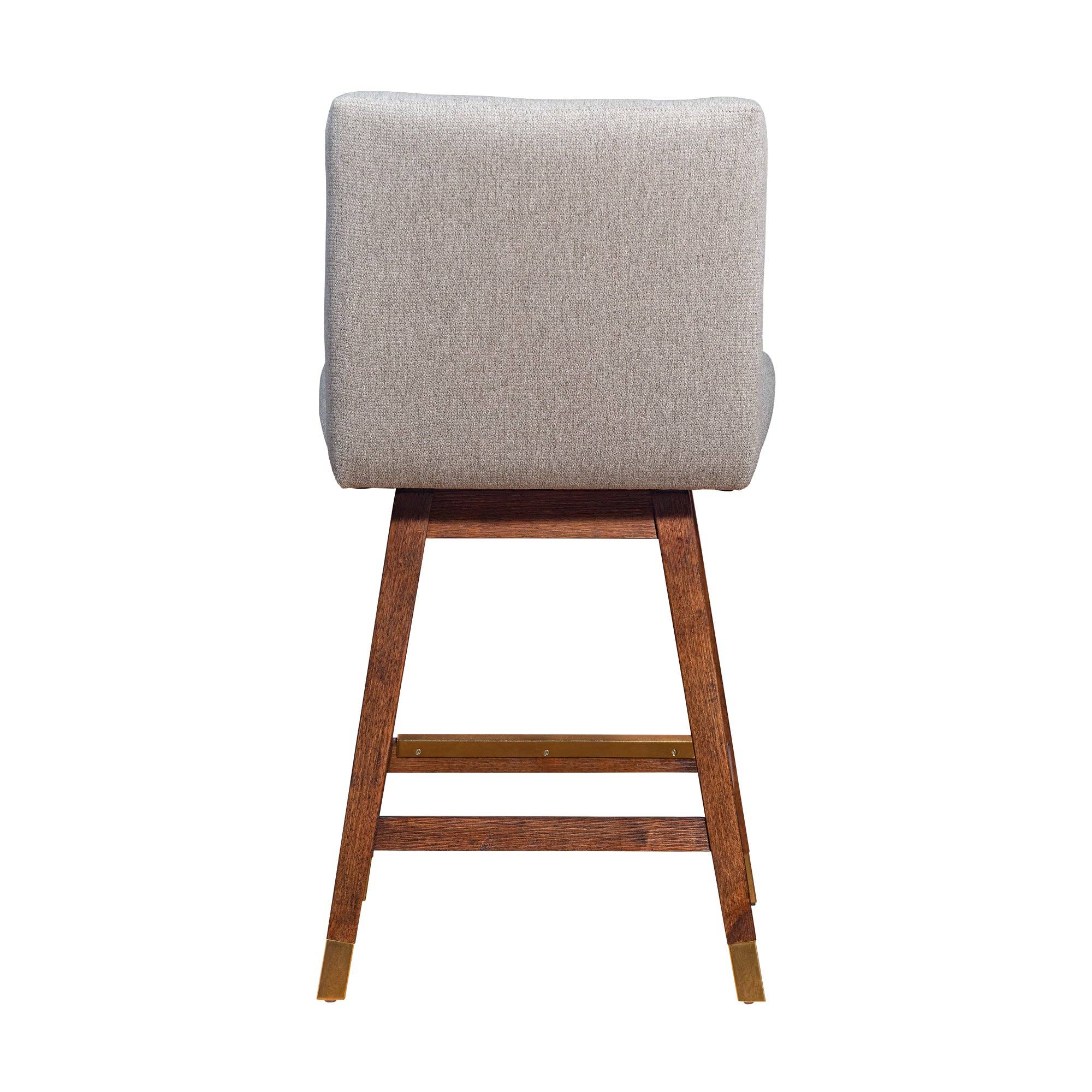 Armen Living - Wholesale Stool - Isabella Modern Upholstered Wood Swivel Barstool29