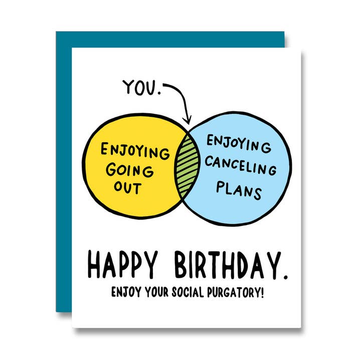 Venn Diagram Birthday for wholesale by PapaLlama