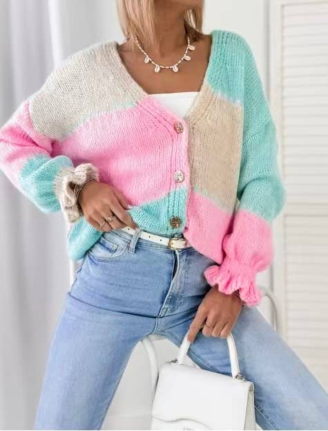 ESTEE BROWN - Wholesale Knit Sweater - Women's - Knit cardigan - 820631