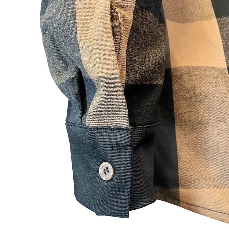 AS IS OR® Billy Relax fit Stretch Cotton Suede Plaid Mens Shirts for wholesale on Faire4