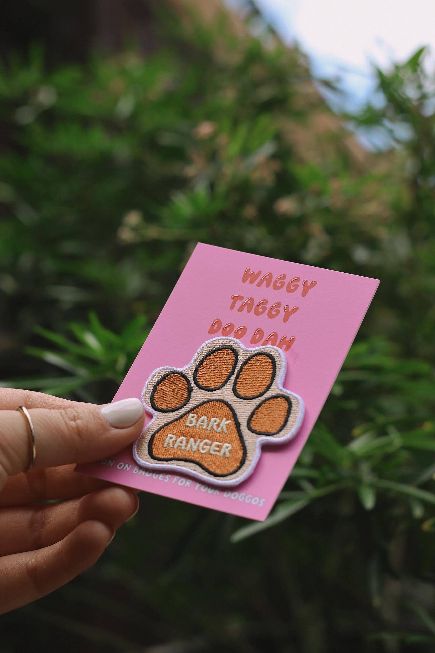 Apex Pet Products (Meaty Bubbles) - Wholesale Pet Bandana - Dog - Bark Ranger iron on patch for dogs