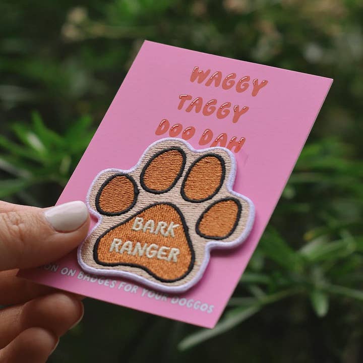 Apex Pet Products (Meaty Bubbles) - Wholesale Pet Bandana - Dog - Bark Ranger iron on patch for dogs0