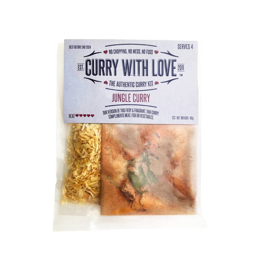Curry with Love – wholesale Dried spice mix – Jungle Curry Kit - Hot Heat0