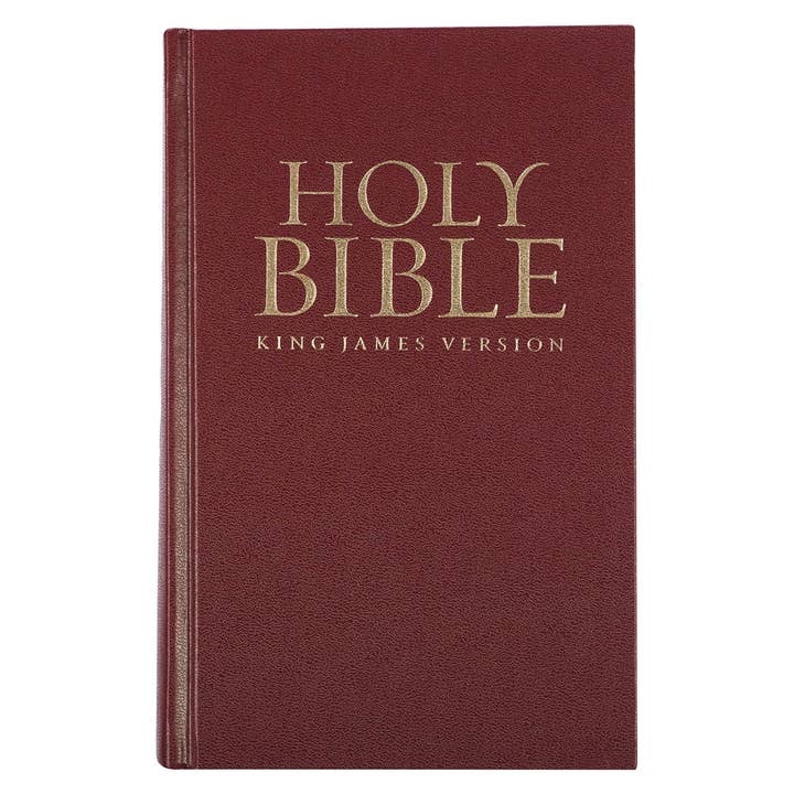 KJV Bible Pew Worship Hardcover, Burgundy for wholesale by Christian Art Gifts