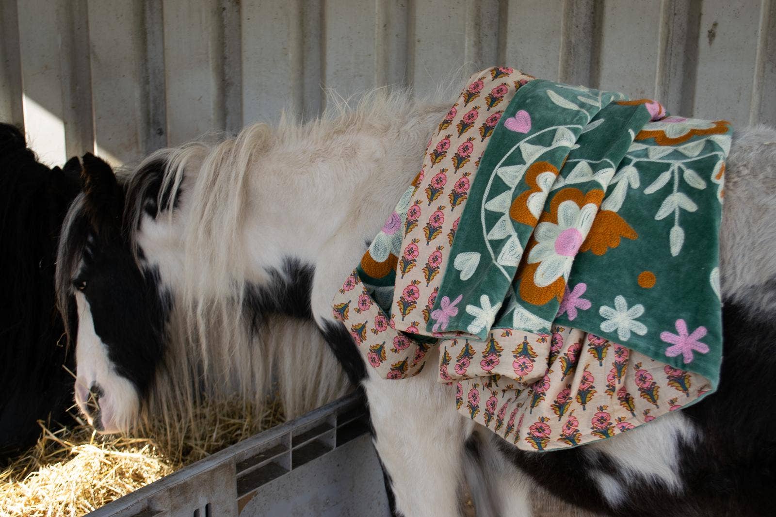 ToutVintage - Wholesale Jas - Dames - Velvet green yingyang7