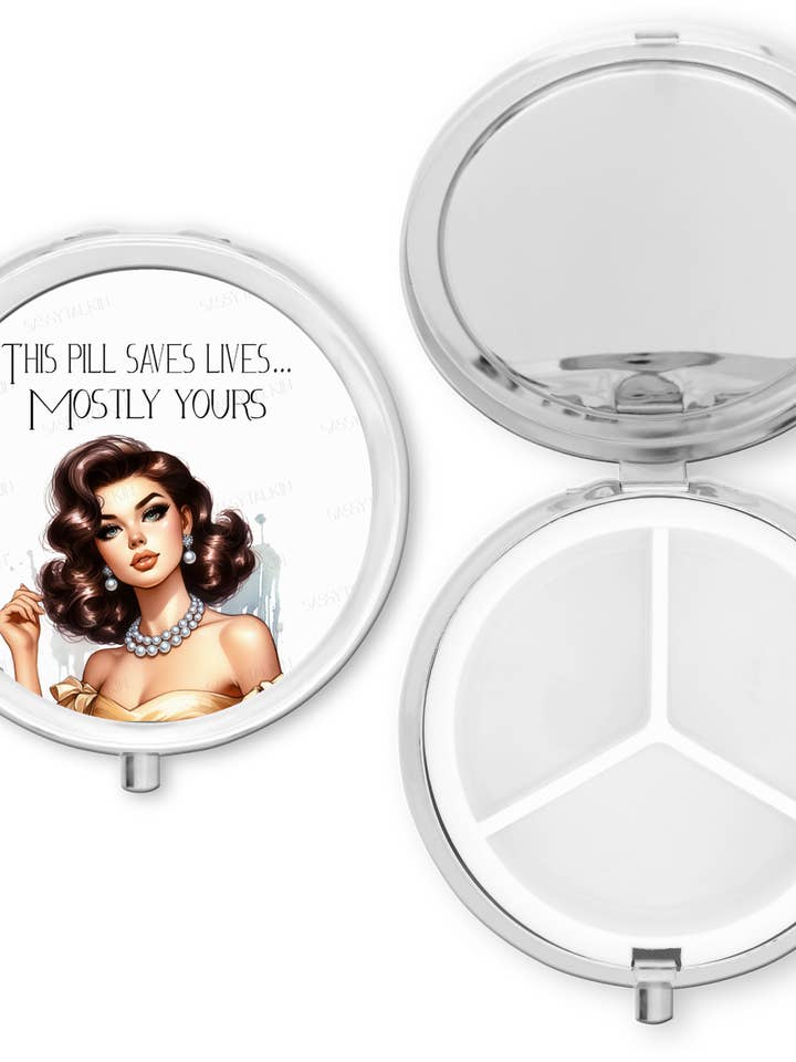 Pill Box - for wholesale by Sassy Talkin