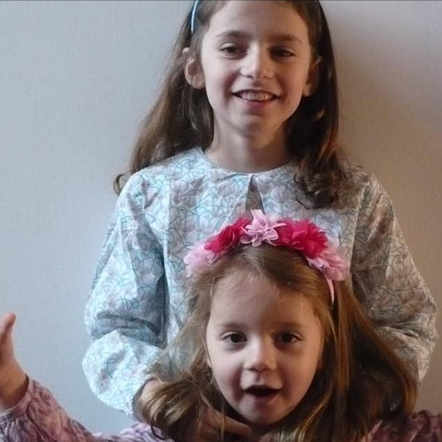 Blomsterkrona - ljusrosa och varmrosa för wholesale av Ribbies