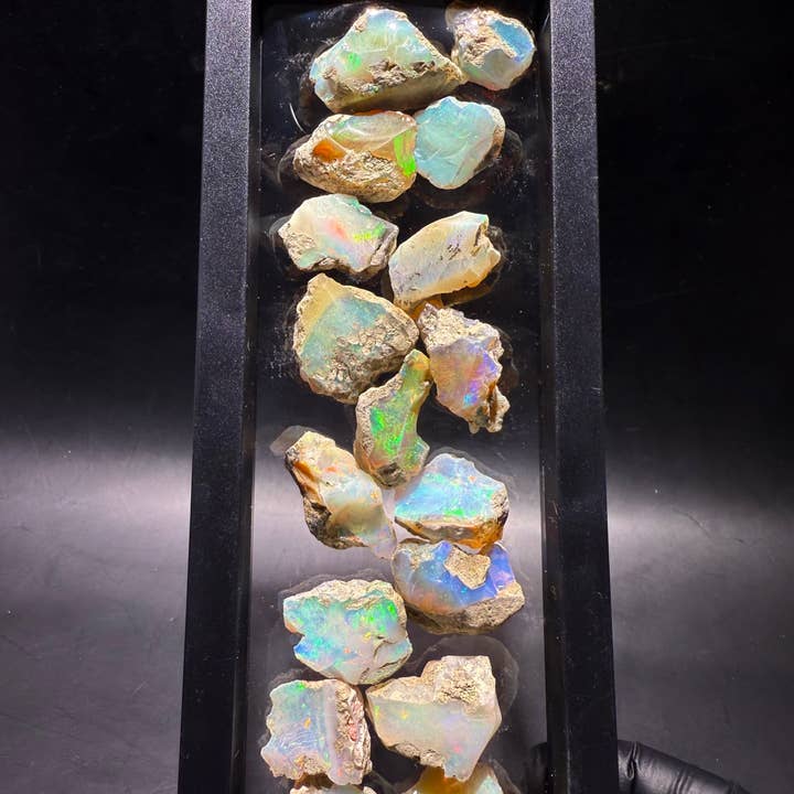 Welo Opal Rough – 101.50 g Lot (17 pcs) – Natural Ethiopian for wholesale by Modeeq Gems