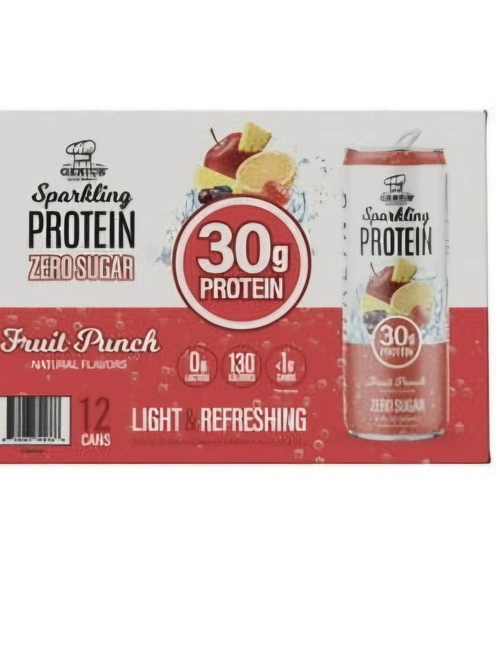 Genius Gourmet Punch de Fruits Protéiné Pétillant 12-Pack pour la vente par Majesitc Health