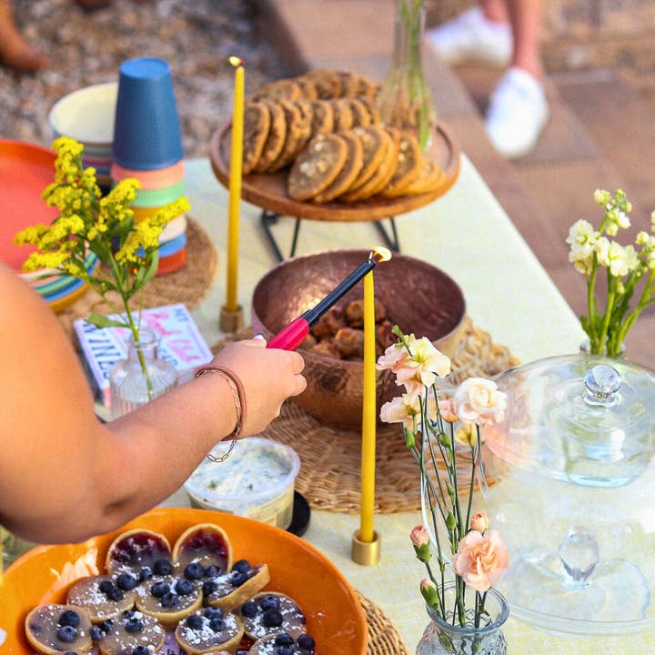 Bluecorn Candles - Wholesale Tapered Candle/Candlestick - Thin Beeswax Taper Candles: Hand-Dipped in Colorado3