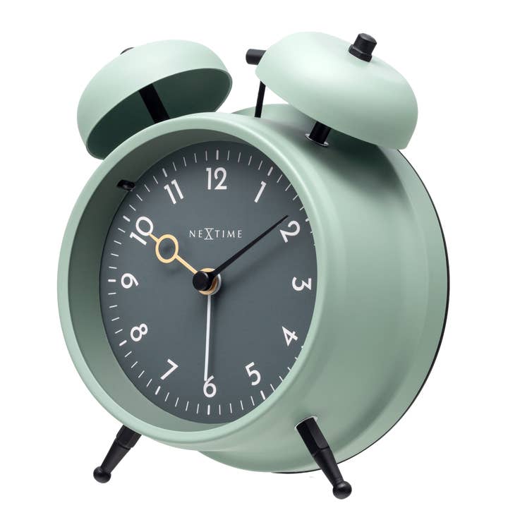 NeXtime - Wholesale Alarm Clock - Alarm Clock 12 x 14 x 6cm-Metal-NeXtime "Golden Hour"11