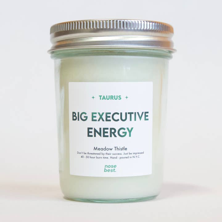 Taurus - Meadow Thistle - Soy Candle for wholesale by Nose Best Candles