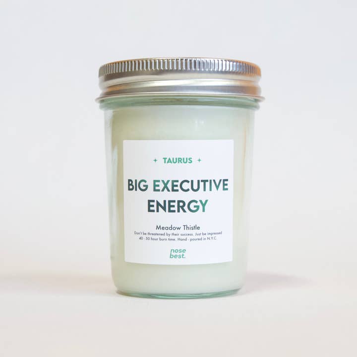 Taurus - Meadow Thistle - Soy Candle for wholesale by Nose Best Candles