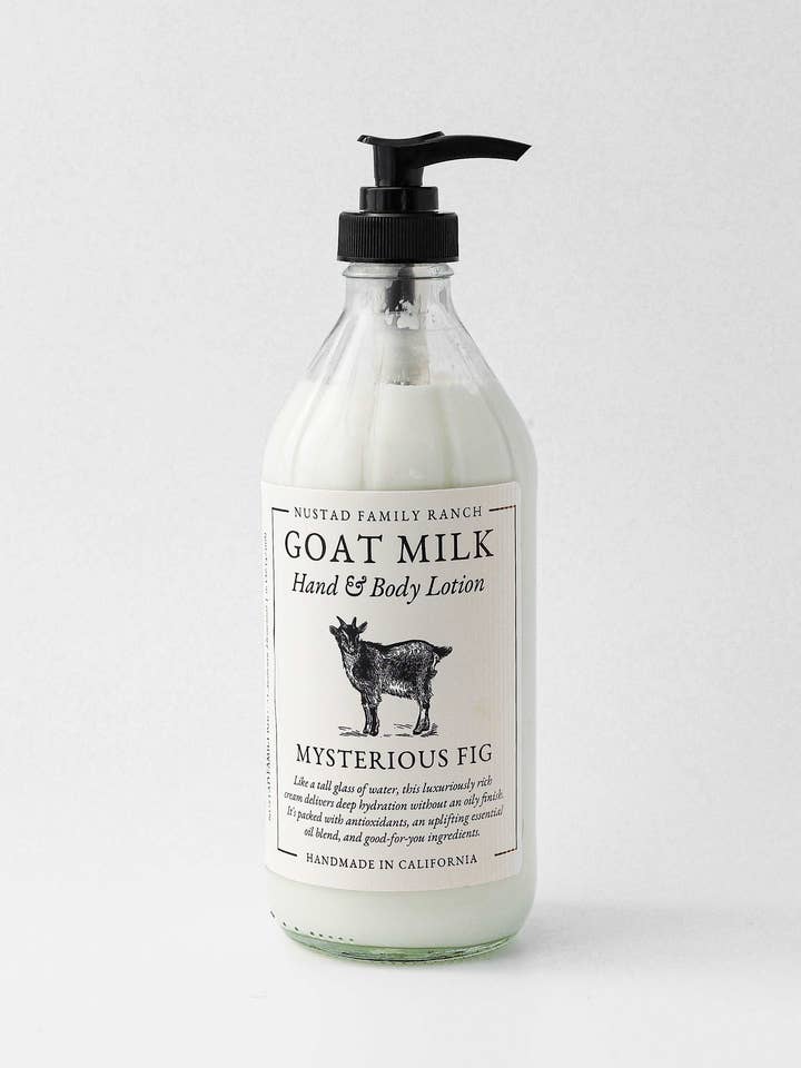 Mysterious Fig | Goat Milk Hand & Body Lotion for wholesale by Nustad Family Ranch