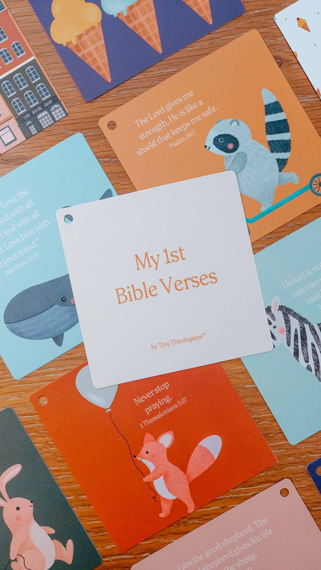 Tiny Theologians - Wholesale Learning Cards - Kids & Baby - My First Bible Verses11