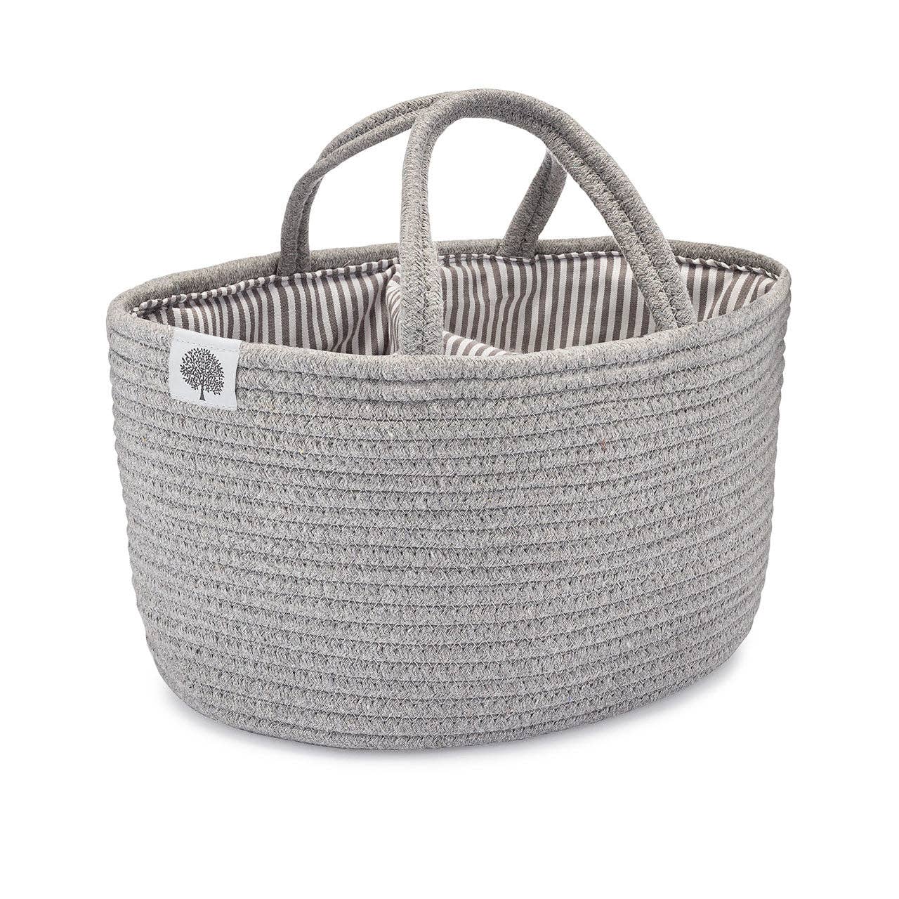 Parker Baby Co. - Venta al por mayor Organizador de pañales- Bebés - Carrito para pañales Rope, color gris8