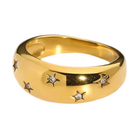 Starlight ring for wholesale by Glam Bar Bazaar