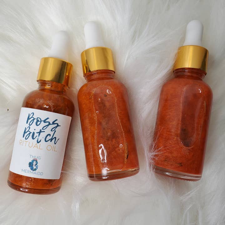 THUG MERMAIDD – Óleo para banho/corpo por atacado – Óleo ritual BOSS BITCH - óleo de dinheiro, óleo de abundância, óleo de manifestação, óleo de desenho, óleo de prosperidade, manifestação de dinheiro, óleo de feitiço2