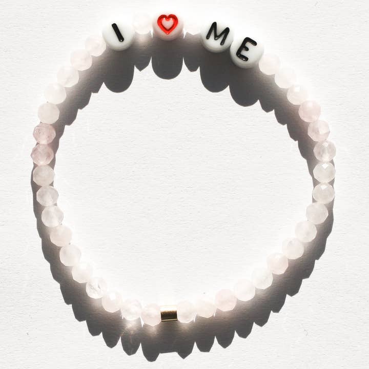 I HEART ME in Rose Quartz for wholesale by Terra Firma