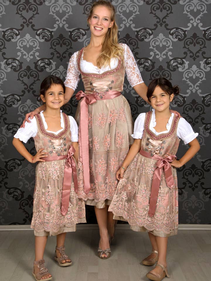 Children's Dirndl Rosalie for wholesale by Edelnice Trachtenmode GmbH & Co. KG