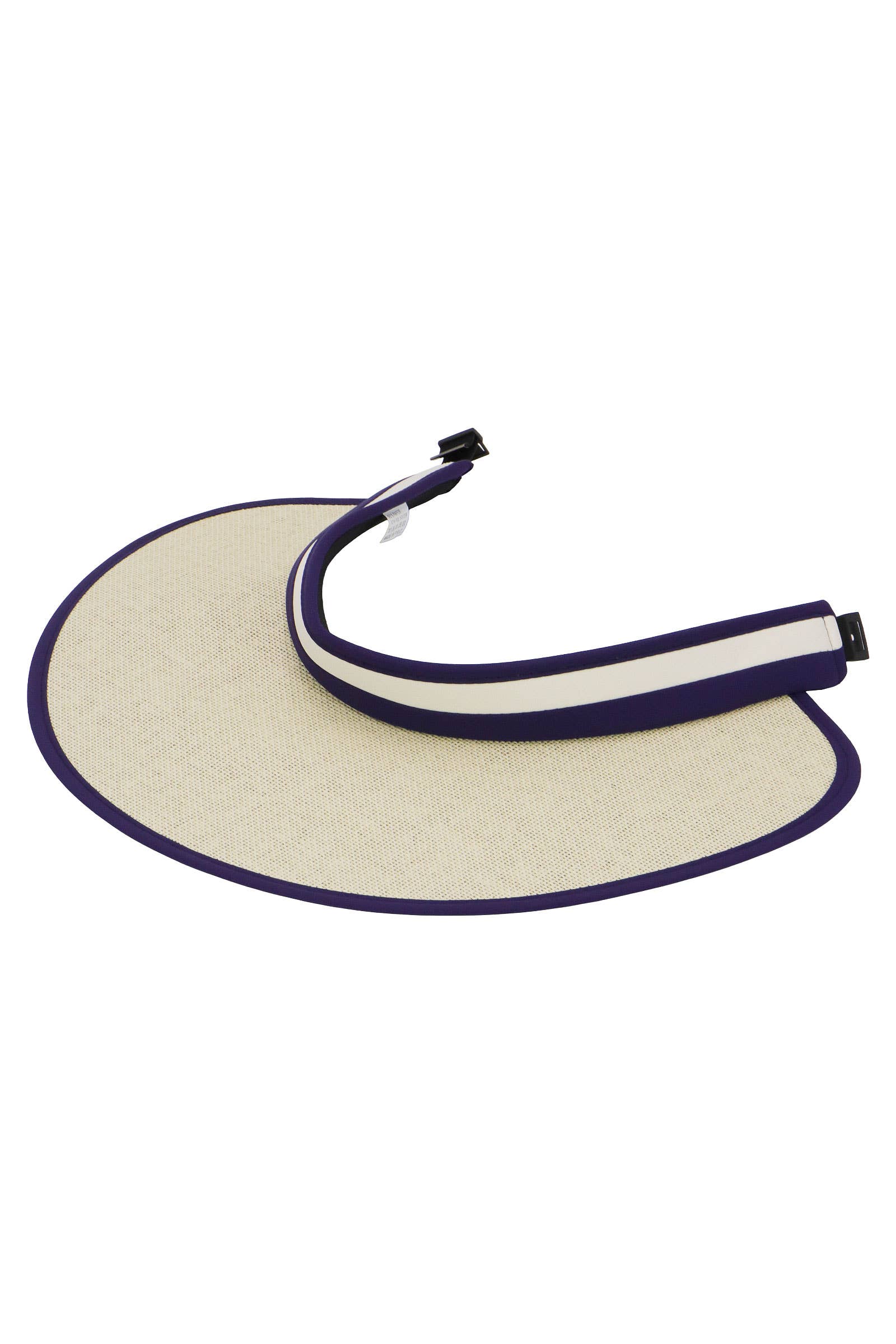 ASSORTED Stripe Paper Straw Roll-up Pack N Go Sun Visor for wholesale on Faire8