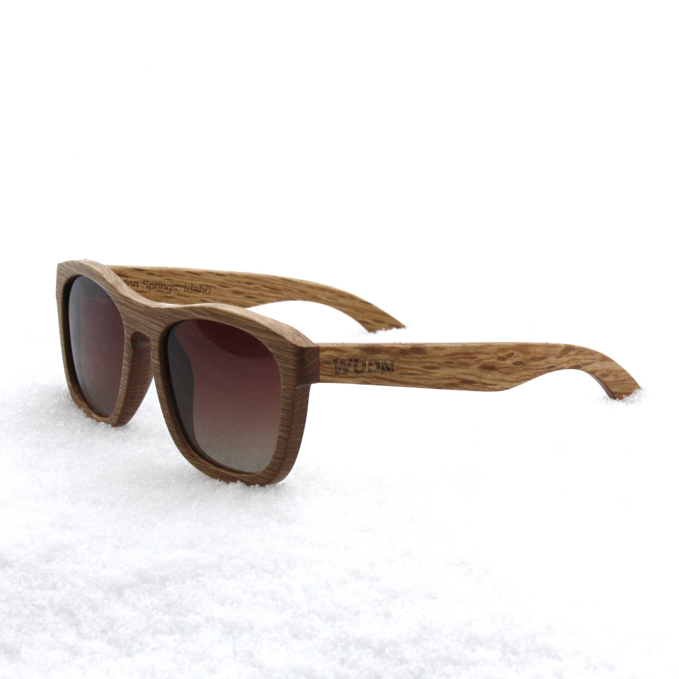 WUDN Handcrafted - Wholesale Sunglasses - Unisex - Real Zebra All Wood Jacks Sunglasses by WUDN6