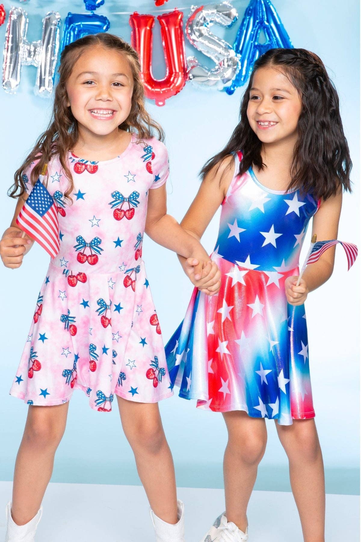 PixieLane - Wholesale Dress - Kids - Glitter Tank Super Twirl Dress41