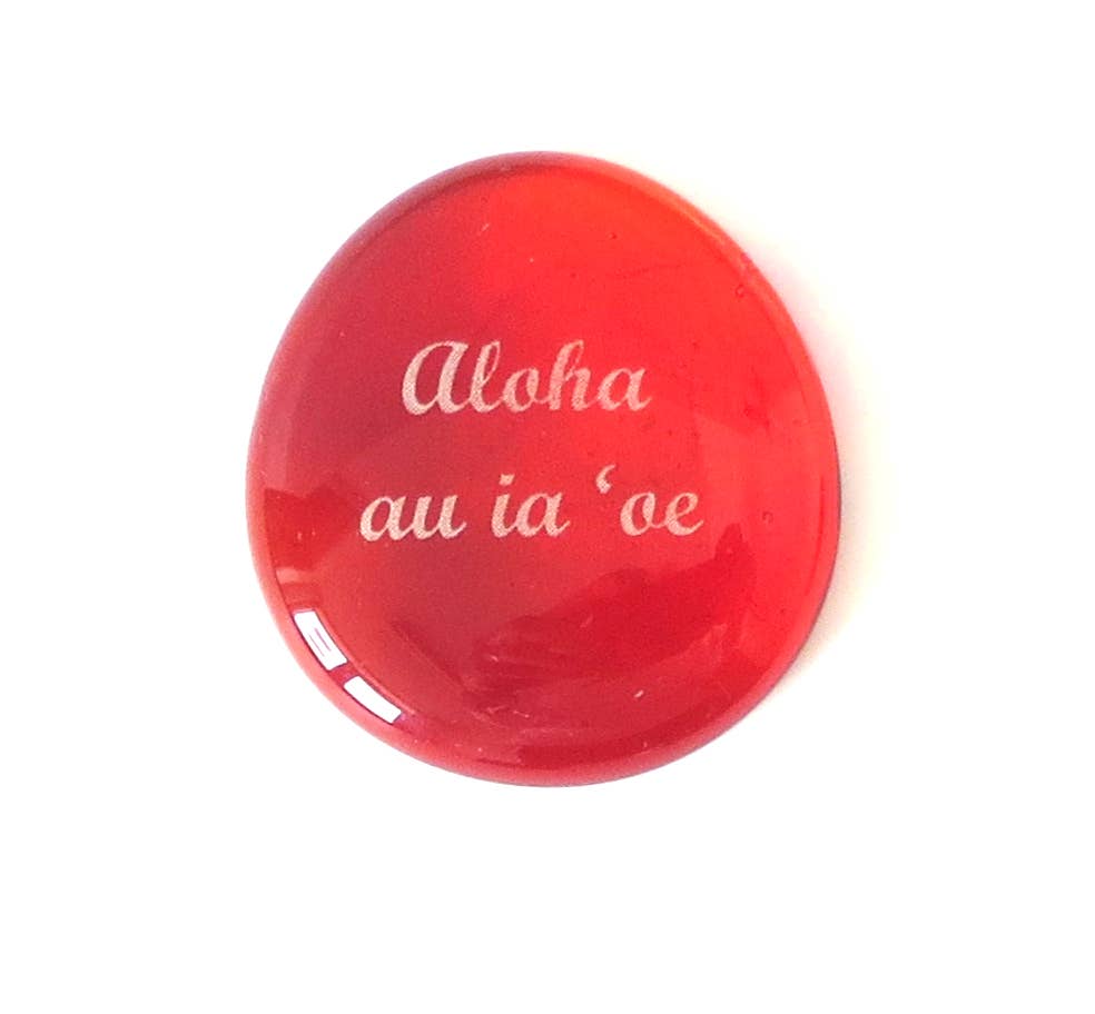 Lifeforce Glass, Inc. - Wholesale Keepsake Coin/Token - Six Ways To Say I Love You Glass Stones, Boxed5