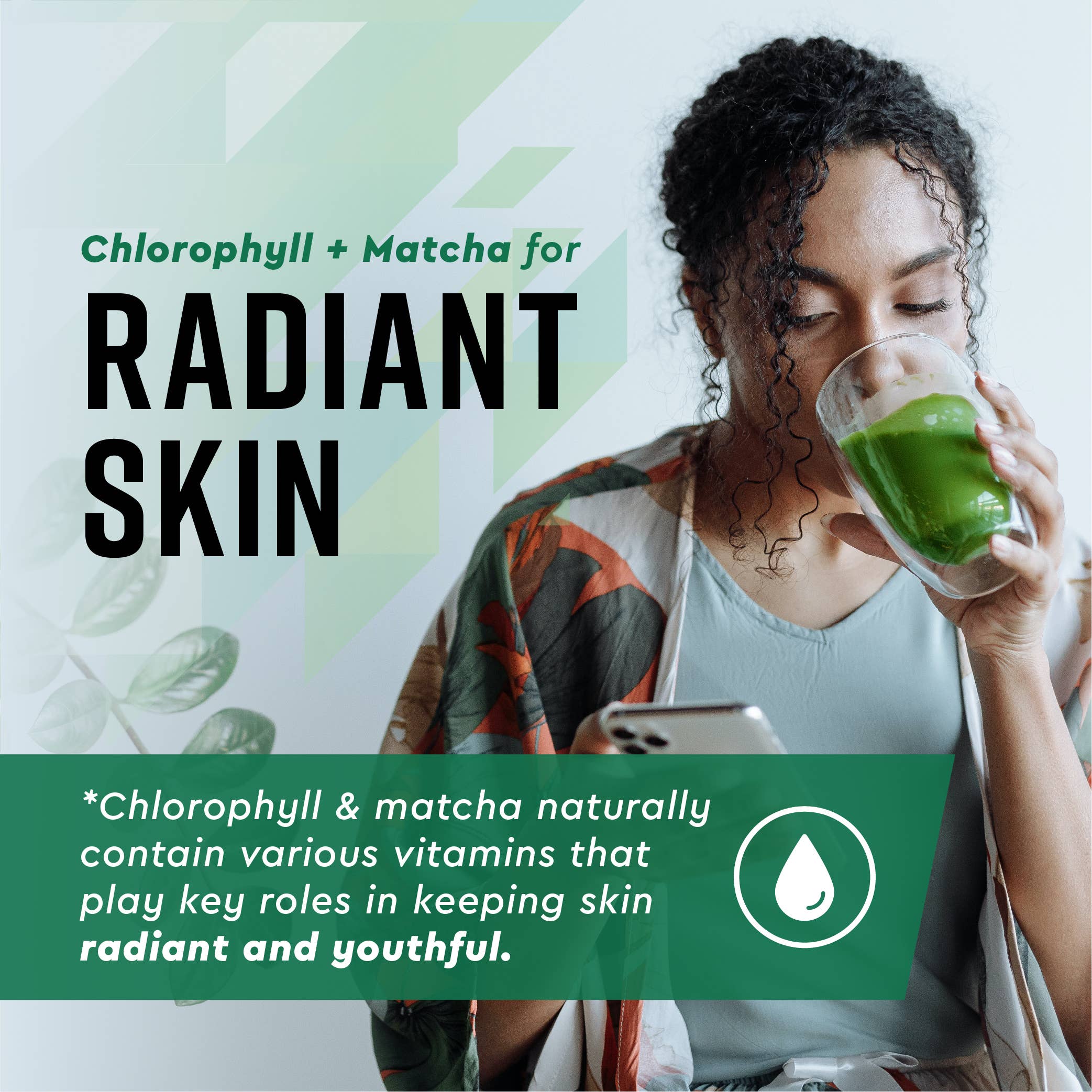 360 Nutriton - Wholesale Oral Supplement/Vitamin - Chlorophyll + Matcha Drops 4 fl oz4