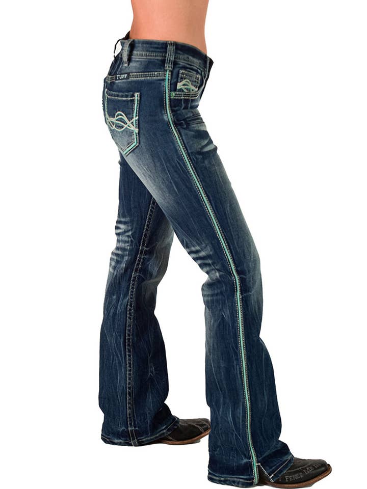 Twisted Turquoise for wholesale by Cowgirl Tuff Co. / B. Tuff Jeans