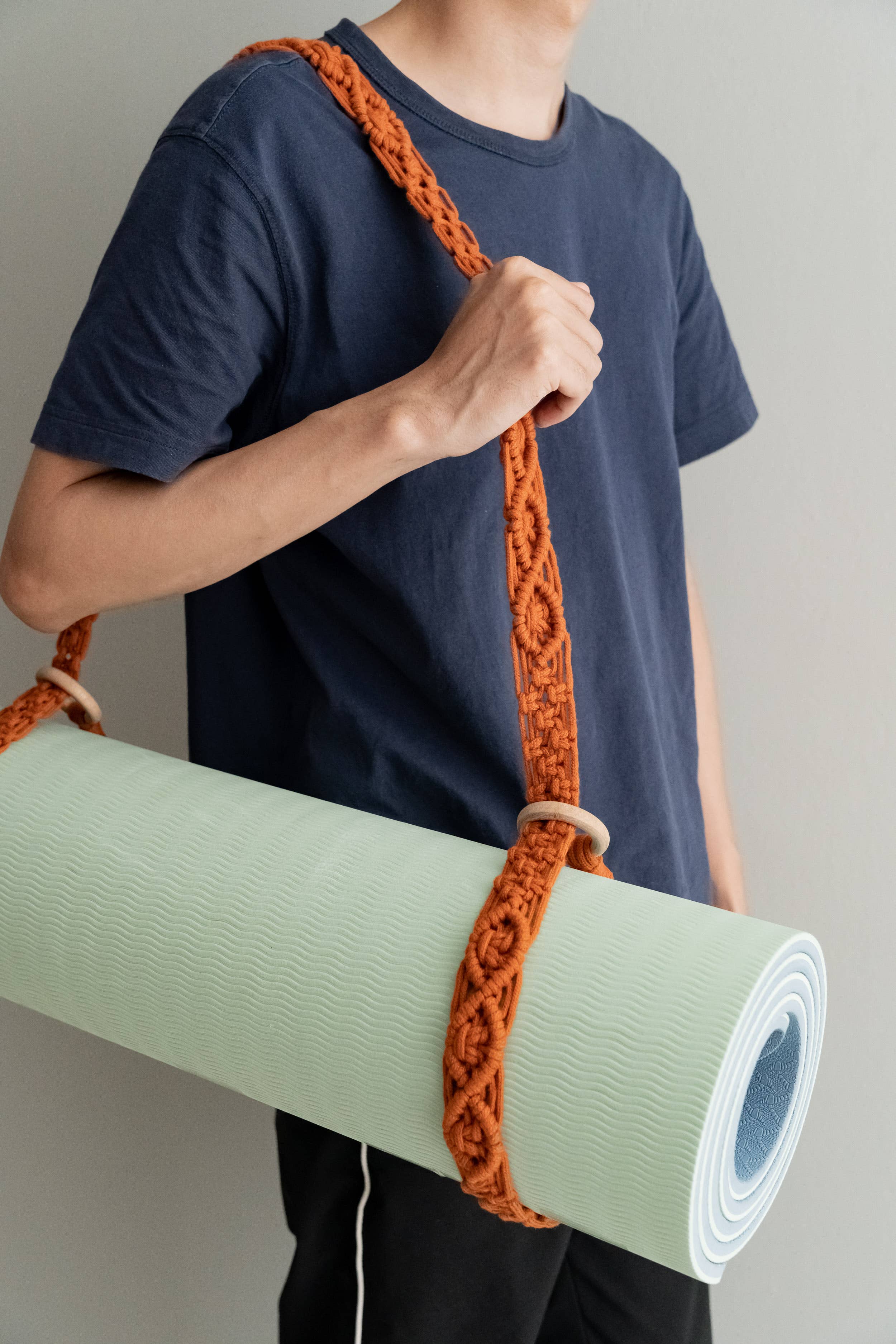 BeanDaikon - Venta al por mayor Correas/bandas de yoga - Correa para esterilla de yoga Macramé I836