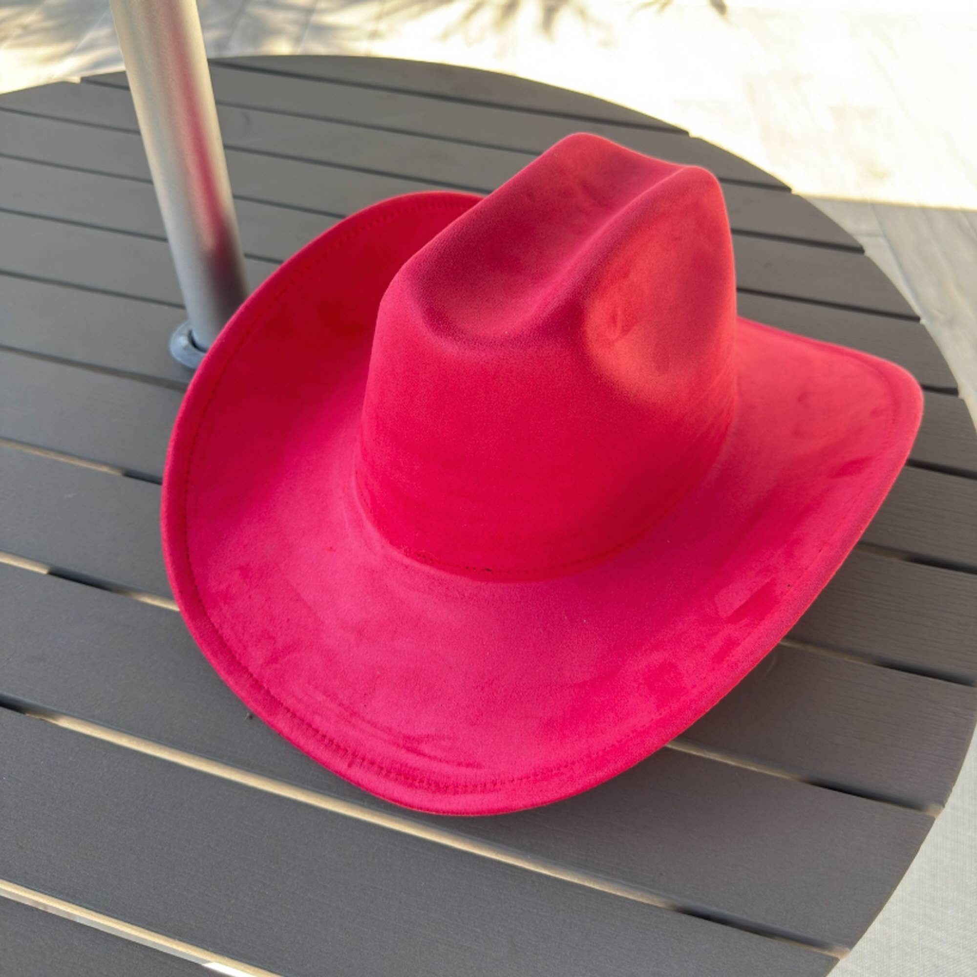 Queens INC - Wholesale Cowboy Hat - Women's - 🤠 Vegan Suede Cattleman Cowboy Hat2