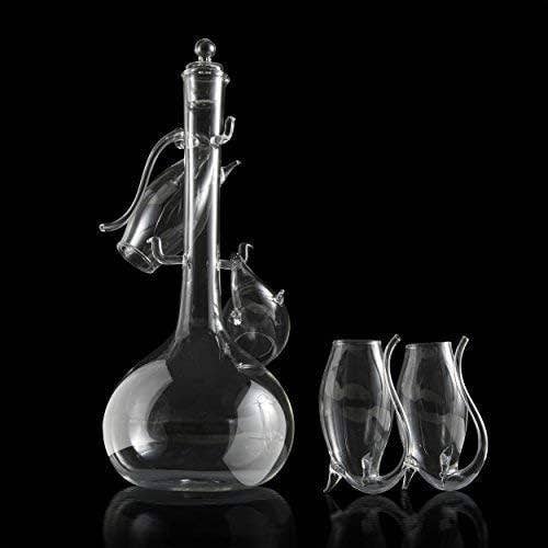 The Wine Savant /  Khen Glassware - Wholesale Decanter - Port Decanter Set, with Port Sipper Glasses4