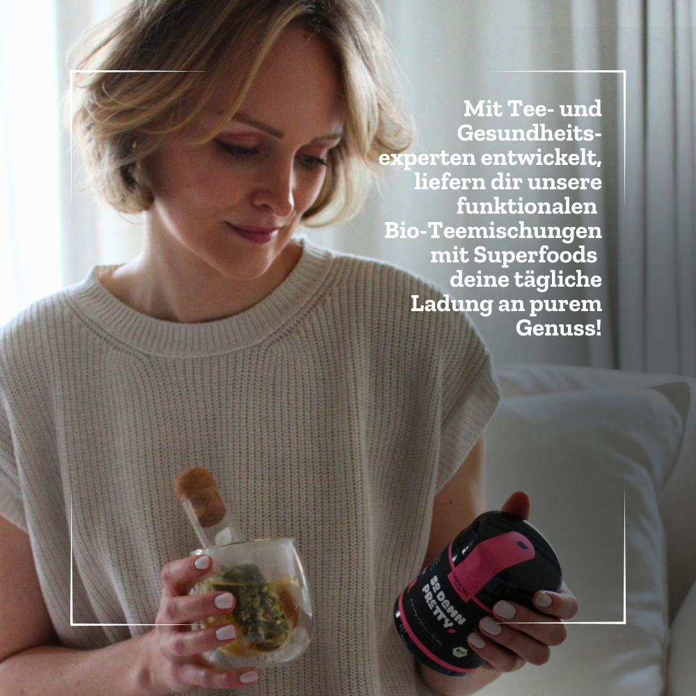 Urban Tea Factory - Wholesale Losse thee - So Damn Pretty - groene theemix met guarana en rozenblaadjes - 100 g - bio5