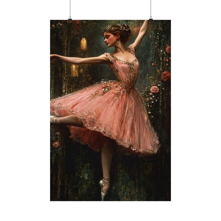 Sugar Plum Fairy Nutcracker Ballet Art Print for wholesale by Ye Curiosity Shoppe