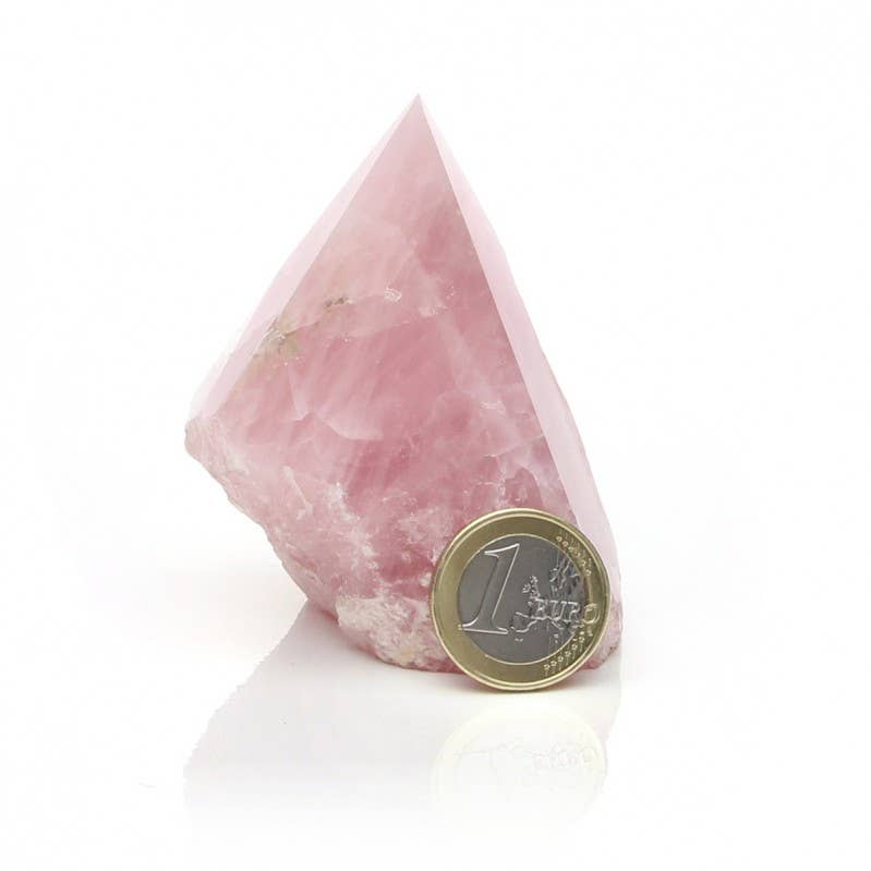 UniArt - Wholesale Spiritual Stone/Crystal - Semi-polished rose quartz points - 1 kilogram1