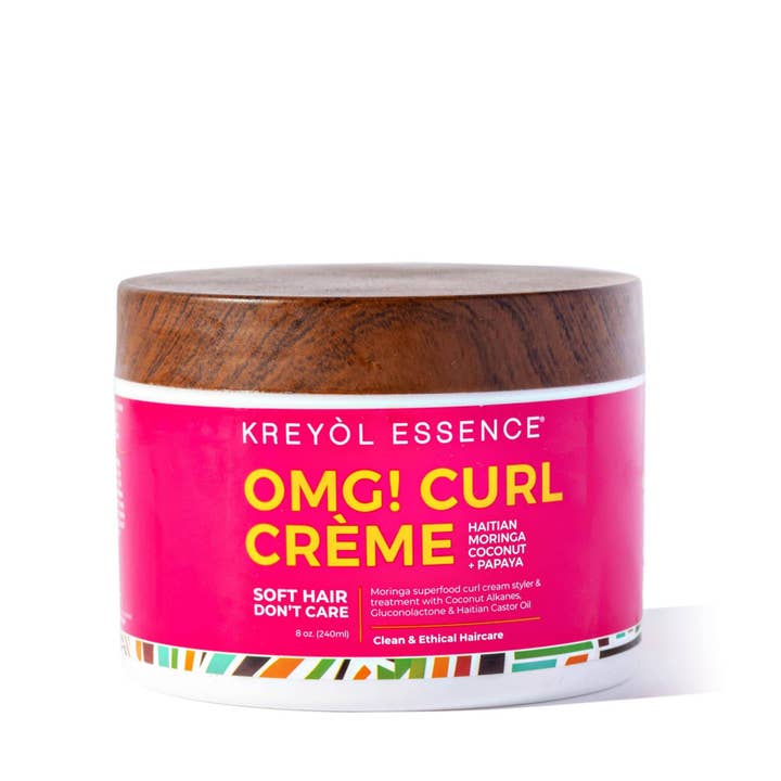 Nouveau ! Mangue et Moringa : Crème pour boucles « OMG » (8 oz) | Paquet de 6 pour la vente par Kreyol Essence
