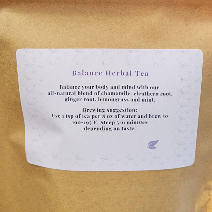 Sweet Dandelion, llc - Wholesale Loose Tea - Balance Herbal Tea12